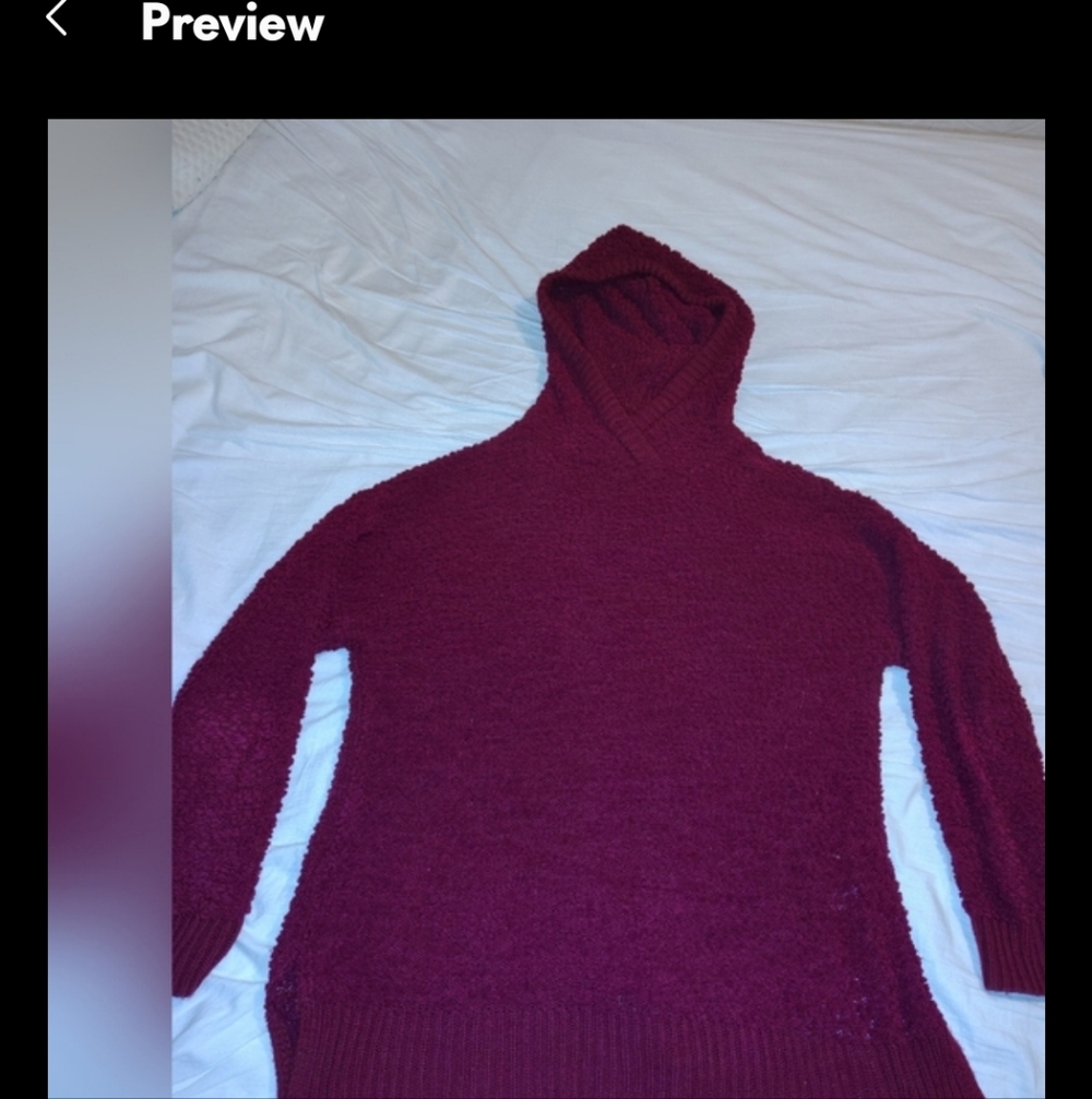 $6 Deals, Zenana Premium Maroon Colored Hooded Sweater. $6 Deals See Below